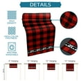 thumbnail image 7 of Table Runner Dresser Scarf 13 x 72 Inch Red and Black Buffalo Plaid with Forest Bear Footprints Table Runners Non-Slip Heat Kitchen Dining Table Decor for Kitchen Farmhouse Indoor Outdoor Home Party, 7 of 7