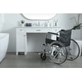 thumbnail image 4 of Elegant Lighting VF14954WH Cooper 54" Free Standing Single Basin Vanity Set - White, 4 of 7