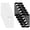 White-6 Pack, variant on White 6 Pack Brush Wall Plate Single Gang Cable Access for Home Theater Systems