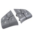 thumbnail image 4 of Botón de volante gris de 5 teclas Botón de interruptor multifunción Botón de interruptor para ML BR Gris, Gris, 4 of 5