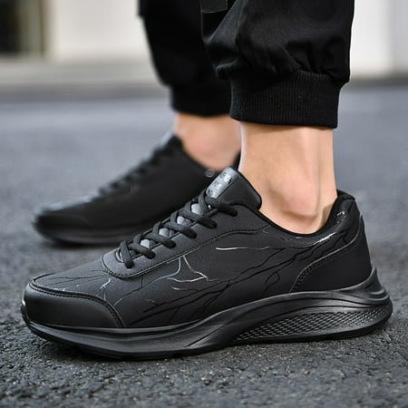 

Casual Shoes Low Top Leather Casual Lightweight Sports Men Shoes Walking Shoes