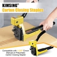 thumbnail image 5 of HB3518 16 Gauge Copper Carton Closing Staples , 2000PCS/BOX, 3/4''(18mm) Length ,for Pneumatic or Manual Carton Stapler, 5 of 7