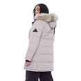 thumbnail image 3 of Alpine North, Aulavik Plus - Women's Vegan Down Recycled Mid-length Hooded Parka Coat (Plus Size) - Water Repellent, Windproof, Insulated Winter Jacket with Faux Fur, 3 of 7