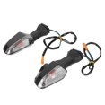 thumbnail image 2 of Luces LED De Señal De Para Motocicleta, ABS Duradero De Alto Brillo, Negro, Amarillo, , Ahumado, Ajuste Universal, Z250 Z750R Z800 Z900 Z1000 250 300 650 ER6N F Par, 2 of 7