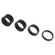 thumbnail image 1 of 4Pcs / Set 5/10/15/20 mm Auriculares de Aleación de Aluminio Stem Spacer Mtb 28.6Mm Tapa de Arandela de Horquilla para Ciclismo de Carretera, Negro, 1 of 1