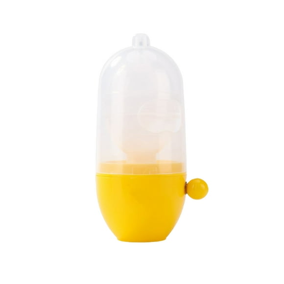 Golden Eggs Plastic Hand Pulled Eggs Shaker for Mixing Egg Whites and Yolks — 6 cm x 15 cm, Yellow