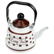 Coffee Pot Water Kettle Water Heating Pot Japanese Tea Pot Loose Leaf Tea Pot with Handle Teapots Coffee Servers Brown