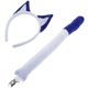 thumbnail image 3 of 2pcs Dog Ear Headband Tail Set Cute Blue Cartoon Animal Ears Headband For Women And Girls For Cosplay Costume And Dress-Up Halloween Party Accessories, 3 of 5
