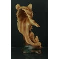 thumbnail image 3 of Fausse Tête d'Ours Sculptée et Statue en Bois de Famille, 3 of 3
