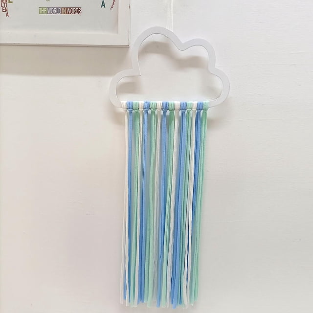 Colgante de pared de arcoíris para guardería, dormitorio, Baby Shower, aula, habitación de ni?as, habitación de bebé, Baby Shower, Banban de fiesta de cumplea?os ShuxiuWang 8390612402654