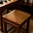 thumbnail image 4 of Cojín de bambú transpirable y fresco para silla, alfombrilla refrescante antideslizante para silla de oficina, silla de coche, silla gaming, silla de comedor o de casa., 4 of 6