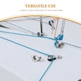 thumbnail image 3 of CRILSTYLEO Boat Rope Cleat Holder Stainless Steel Triangular Shape Easy Installation, 3 of 8