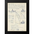 thumbnail image 2 of Vision Studio 13x18 Black Modern Framed Museum Art Print Titled - Nautical Journal V, 2 of 5