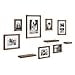 thumbnail image 3 of Kate and Laurel Bordeaux Gallery Wall Frame and Shelf Kit, Set of 10, Natural, Assorted Size Frames with Wood Finish and Three Display Shelves Included, 3 of 4