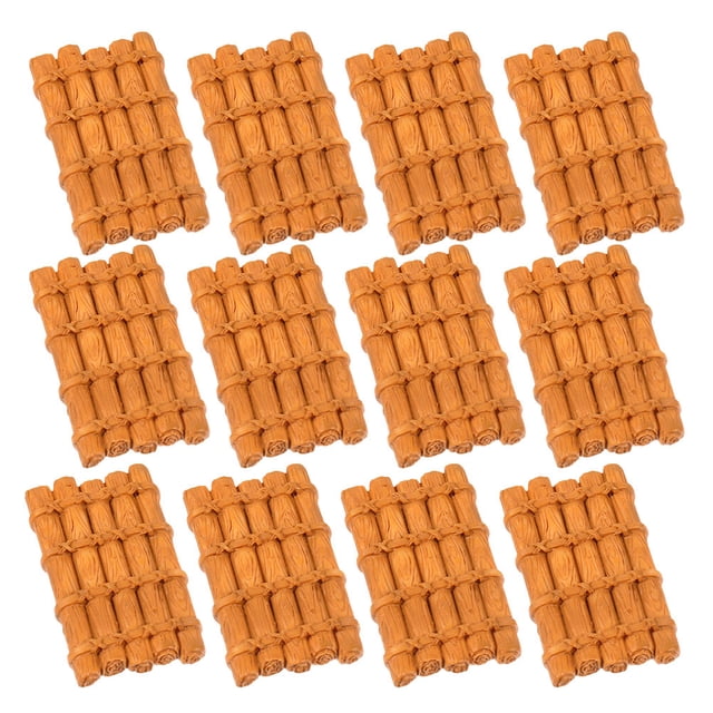 unbranded 12Ud Rafts Miniaturas De Resina Color Para De Chino Tradicional