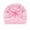 Pink, variant on WMTBSRSW Baby Turban Hats Newborn Hospital Hat Stretchy Baby Head Cover Beanies for Toddler Infant Head Wraps with Big Bow