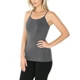 thumbnail image 6 of KOGMO Womens Seamless Stretchy Adjustable Strap Cami Tank Top 3-Pack, 6 of 7