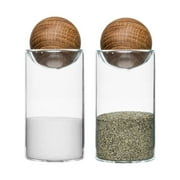 Sagaform by Widgeteer Nature Salt & Pepper Shakers with Oak Stoppers, Set of 2