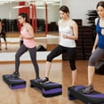 thumbnail image 6 of BalanceFrom Adjustable Workout Aerobic Stepper Step Platform Trainer, 31-Inch, Black/Purple, 6 of 7