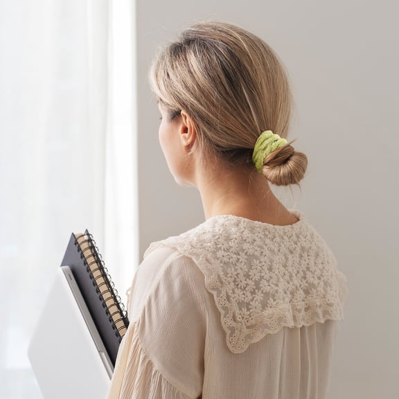 GAXIRE 20Pcs Soft Velvet Hair Scrunchies Multicolor Ponytail Ties Hair Bands for Styling