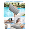 thumbnail image 5 of Beach Towel Grey Wood Grain Bath Pool Towels Ombre Wooden Stripe Absorbent Beach Towel Soft Large Quick Dry Lightweight Camping Travel Sports Yoga Gym Swim Towels for Adult 35x70 Inch, 5 of 9