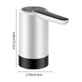 thumbnail image 3 of Automatic USB Rechargeable Water Bottle Pump Dispenser for 5 Gallon Bottles | Portable Desktop Water Dispenser with 4 Quantities | Home Office Outdoor Use, 3 of 7