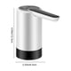 thumbnail image 3 of Dispensador automático de agua recargable por USB para botellas de 5 galones | Dispensador de agua portátil de escritorio con 4 cantidades | Para uso en casa, oficina y exteriores, 3 of 7