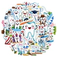 thumbnail image 2 of 35pcs Cartoon Stickers Children Stickers Dentist Stickers Tooth Stickers Kids Stickers for Laptops Notebooks Suitcases, 2 of 9