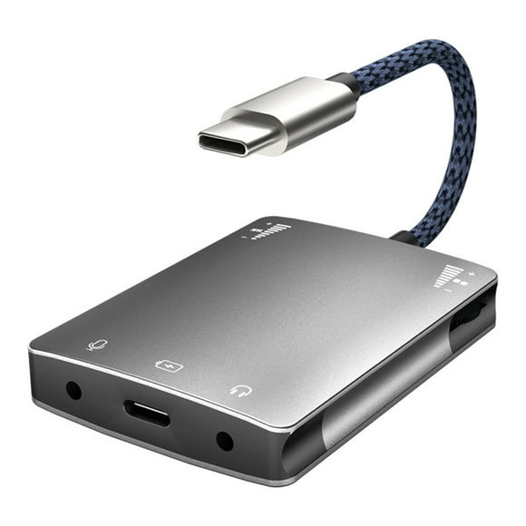 Born For Live Streaming,Fully Compatible With Type C Phones And Devices,Plug And Play,Sound Card Audio Charging Converter