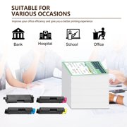 TK-592 4 Pack Toner Cartridge Replacement for Kyocera Ecosys M6026cidn Printer