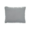 thumbnail image 5 of (2 pack) Better Homes & Gardens 14" x 20" Lulu Silver Plaid Cotton Rich Decorative Pillow, 5 of 7
