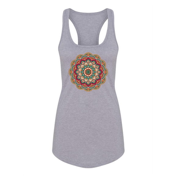 Retro Flower Mandala Tank Women -Image by Shutterstock, Female Medium