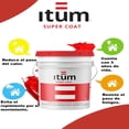 thumbnail image 4 of Impermeabilizante Super Coat Fibratado 5 años Bote 19 Lt ITUM Duracion 5 años, 4 of 5