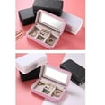 thumbnail image 3 of Caja de almacenamiento para joyas Qarigey organizador de viaje blanco, 3 of 6