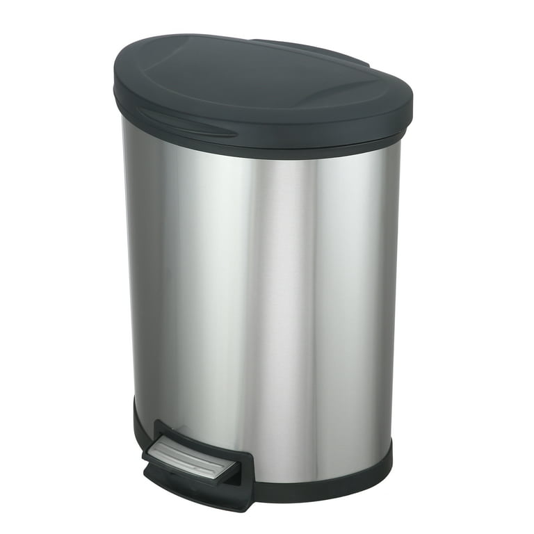 Bhumanyu Singh And Emily Llaneras S, Mainstays 13g Stainless Steel Semi Round Waste Canister