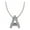A, variant on L Initial Necklace In 14 Karat Yellow Gold With 9 Diamonds, With Free 18 Inch Chain, For Women