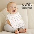 thumbnail image 3 of Paquete de 8 baberos orgánicos para bebés KeaBabies superabsorbentes, 3 of 9