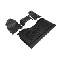 3D MAXpider 2019-2023 Fits BMW X5 G05 5 Passenger Maxtrac 1St Row 2Nd Row Carbon Fiber Embossed Pattern Black Floor Mat A5BM10201809