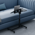 thumbnail image 3 of AEGFKD[ROLLING SWIVEL LAPTOP DESK]Stand Up Workstation Adjustable Height  Angle TableStyleModernBlack, 3 of 9