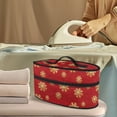 thumbnail image 2 of HELLHERO Iron Organizer Carrier Bag Snowflake Pattern with Smooth Zipper Lightweight, Case Only, 2 of 6