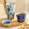 thumbnail image 6 of Soup Mugs With Lid, Ceramic Bouillon Cups, Small Breakfast Bowl, Soup Bowl With Lid, Cereal Bowl With Lid-E-200ml, 6 of 7