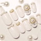 thumbnail image 2 of Adornos para uñas de perlas blancas, pedrería y abalorios de varios tamaños, acrílicos con dorso plano, para manualidades de uñas, joyería DIY, decoración de bodas y manualidades, 2 of 7