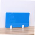 thumbnail image 3 of OULII 1Pcs Blue Acrylic Desk Partition Panel for Office Workers, 3 of 8