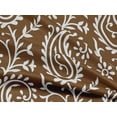 thumbnail image 5 of oneOone Rayon Mocha Brown Fabric Block Craft Projects Decor Fabric Printed By The Yard 56 Inch Wide, 5 of 5