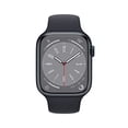 thumbnail image 2 of Apple Watch Series 8 GPS + Celular, Caja Aluminio 45mm, Correa Deportiva M/L, Medianoche. Rastreador Actividad Física, Apps ECG y Oxígeno en Sangre, Pantalla Retina Siempre Activa., 2 of 4