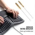 thumbnail image 3 of 6 Pcs Brass Tube Cleaning Brush Wire Brush Set Cleaning Polishing Tool Brass Wire Brush Set For Pipe, 3 of 5