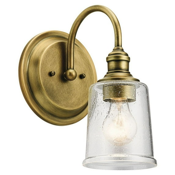 Kichler Lighting-45745NBR-Waverly - One Light Wall Sconce Natural