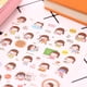 thumbnail image 4 of Cuadros Decorativos 6 uds dibujos animados Momoi chica pegatina decorativa DIY teléfono móvil diario calcomanías JShteea Nuevos Originales, 4 of 8