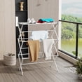 thumbnail image 6 of Drying Rack for Laundry, Foldable Clothes Drying Rack, Small Collapsible Dry Rack for Clothes, Use for Indoor & Outdoor Drying Clothes, 40"x29"x14.5"(White), 6 of 7