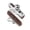 brown-silver, variant on 2pack High Performances Bike Brake Pad Durability Rubber Bike Brake Block for Effective Braking